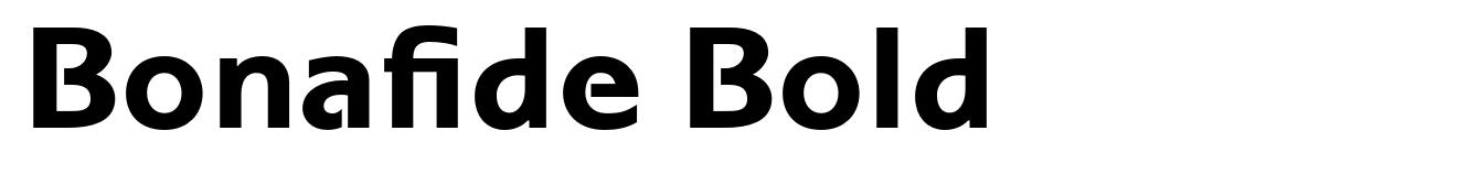 Bonafide Bold